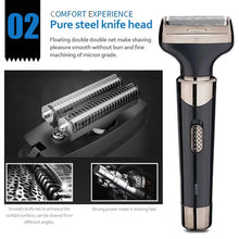 Load image into Gallery viewer, 4-in-1 Multi-function Hair Trimmer Electric Hair Clipper Rechargeable Haircut Waterproof Wireless Shaver Beard Nose Ear
