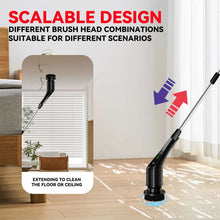 Load image into Gallery viewer, Electric Cleaning Brush 8 in 1 Multifunctional Household Wireless Rotatable Cleaning Brush For Bathroom Kitchen Windows Toilet
