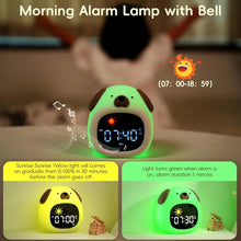 Load image into Gallery viewer, Alarm Clock for Teenager Puppy-Shape Toddler Sleep Training Clock Cute Touch Night Light for Teenager Bedroom
