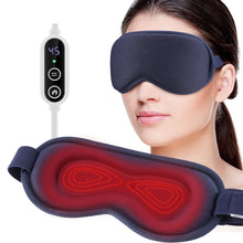 Load image into Gallery viewer, Electric 3D Eye Mask Hot Compress Massage Smart Timing Eye Massager Sleep Aids Shading Blindfold Relieve Fatigue
