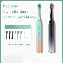 Load image into Gallery viewer, Student Party Ultrasonic Electric Toothbrush Adult USB Rechargeable 7 Level Waterproof Multi-Position Brush Head
