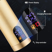 Load image into Gallery viewer, Cordless Professional Trimmer All Metal Body Low Noise Electric Hair Clipper 2 in 1 Set with Travel Bag for Men
