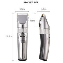Load image into Gallery viewer, Professional Barber Hair Clipper Electric Shave Razor Finish Cutting Machine Beard Rechargeable Trimmer Shaver
