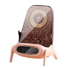 Load image into Gallery viewer, Chair Wireless Phone Charger Cell Phone Charging Station 3 In 1 Wireless Charger Portable Charger With Speaker Function Phone
