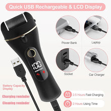 Load image into Gallery viewer, Electric Foot File Callus Remover Machine Pedicure Device Foot Clean Feet For Heel Hard Cracked Dead Skin Foot Grinder Tool
