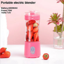 Load image into Gallery viewer, 380ML Portable Blender For Smoothies Juices And Shakes 4000Mah Mini Blender For Home&amp;Travel
