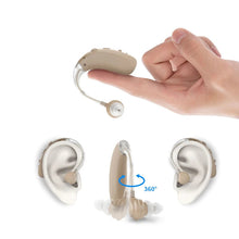 Load image into Gallery viewer, Rechargeable USB Hearing Aid Behind the Ear Sound Amplifier Elderly Noise Cancelling Deaf Care
