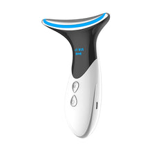 Load image into Gallery viewer, EMS Neck Massager 3 Colors LED Photon Treatment Anti Wrinkle Face Lifting Skin Tighten Reduce Double Chin Skin Care Beauty Device
