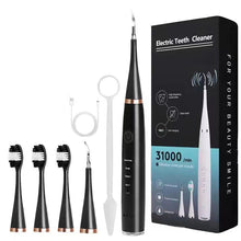 Load image into Gallery viewer, Electric Dental Calculus Scaler Remover Ultrasonic Teeth Cleaner Rechargeable 4 Mode Adults Stain Tartar Removal Teeth Whitening
