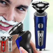 Load image into Gallery viewer, Multi-function Electric Shaver Electric Razor USB Rechargeable Shaving Machine for Men 3 Blades Portable Beard Trimmer Clipper

