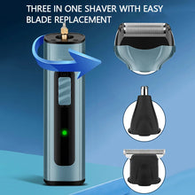 Load image into Gallery viewer, Multifunctional 3 In 1 Electric Foil Shaver Rechargeable Cordless Hair Clipper Beard Nose Hair Trimmer Razor Grooming Kit
