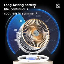Load image into Gallery viewer, Portable 5-speed Electric Fan 90° USB Adjustable Cooling Fan Silent Adjustable Ultra Silent For Home, Desk and Office
