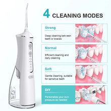 Load image into Gallery viewer, Oral Irrigator Tooth Scaler 4-speed Adjustment Water Flosser Portable Dental Water Jet IPX7 Waterproof Teeth Cleaner
