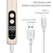 Load image into Gallery viewer, Electric Nail Drill Machine,Usb Nail File,Portable Manicure Pedicure Kit,Long-Lasting Battery Nail Drill Pen,Travel Nail Care
