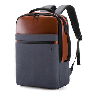 Business Backpack For Men Large Capacity USB Charging Bag Male Multifunction Waterproof Rucksack Fashion Portable Laptop Bagpack