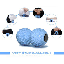 Load image into Gallery viewer, Fitness EVA Massage Ball Myofascial Release Deep Tissue Massage Yoga Treatment Double Lacrosse Massage Ball for Back Neck Hip Foot
