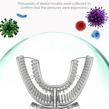Load image into Gallery viewer, 360 Degrees Intelligent Automatic Soft Sonic Electric Toothbrush U Type USB Charging Tooth Whitening Automatic Cleaning Machine
