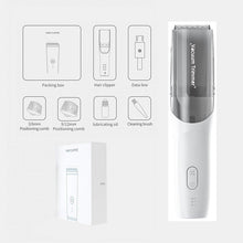 Load image into Gallery viewer, Professional Smart Vacuum Baby Hair Clipper Electric Rechargeable Trimmer Machine Waterproof Haircut Low Noise Barber Razor
