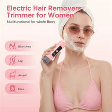 Load image into Gallery viewer, IPX7 Waterproof Electric Trimmer For Women, USB-C Rechargeable Pubic Hair Shaver,With LED Display Razor
