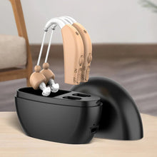 Load image into Gallery viewer, Portable Rechargeable Hearing Aid Sound Amplifier Magnetic Charging Elderly Ear Hearing Aid for the Deaf Hearing Impaired
