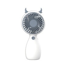 Load image into Gallery viewer, Portable Mini Fan USB Charging Handheld Cartoon Fan For Outdoor Creative Cute Mute Lanyard Desktop Small Cooling Conditioner Fan
