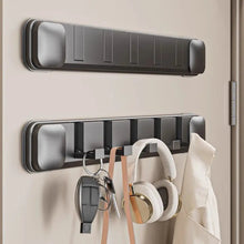 Load image into Gallery viewer, Foldable 5 Hooks Suction Cup Hook Traceless Space Saving Hats Clothes Storage Hook No-Punch Removable Door Hooks Hanger
