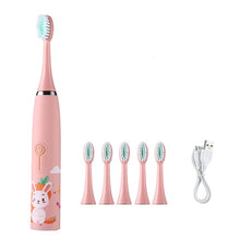 Load image into Gallery viewer, Sonic Toothbrush Electric for Kids Tooth Brush Children IPX6 Waterproof Teeth Cleaning Whitening Soft Bristle Toothbrush
