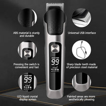Load image into Gallery viewer, All In 1 Hair Trimmer For Men Beard Grooming Kit Electric Shaver Body Groomer Hair Clipper Facial Nose Ear Trimmer Washable
