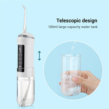 Load image into Gallery viewer, Portable Oral Irrigator Dental Water Thread For Teeth Cleaner Rechargeable Water Flosser 6 Cleaning Mode Mouth Washing Machine

