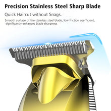 Load image into Gallery viewer, Professional Cordless Hair Clippers for Men Zero Gapped T-Blade Trimmer with LCD Display  Rechargeable Electric Beard Trimmer
