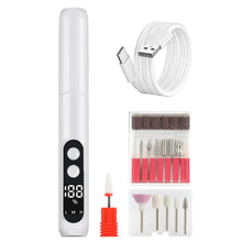 Load image into Gallery viewer, Electric Nail Drill Machine,Usb Nail File,Portable Manicure Pedicure Kit,Long-Lasting Battery Nail Drill Pen,Travel Nail Care
