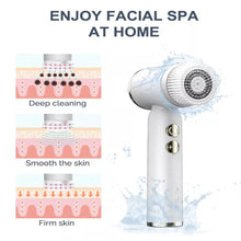 Load image into Gallery viewer, LED Electric Facial Cleansing Brush 6 In 1 Face Cleaner Blackhead Removal Pore Clean Skin Rejuvenation Beauty Care Device
