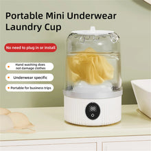 Load image into Gallery viewer, New Charging Mini Washing Machine for Underwear and Socks, Portable Wireless Small Student Dormitory Travel Washing Machine
