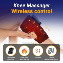 Load image into Gallery viewer, Electric Heating Vibration Knee Pad 360° Wrap Knee Joint Support Brace Thermal Shoulder Elbow Strap with Detachable Control
