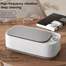 Load image into Gallery viewer, Mini Ultrasonic Washer with 1-Touch Working High Frequency Vibration Cleaner Portable Rechargeable for Jewelry Glasses Watch
