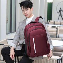 Load image into Gallery viewer, Backpacks For Man Fashion Simple Oxford Cloth Waterproof Women Rucksack High Capacity Business Travel Unisex Laptop Bag
