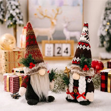 Load image into Gallery viewer, Christmas Decorations, Chrismtas Gnome Home Decoration Indoor, Handmade Christmas Gnome, Great For Table Decoration

