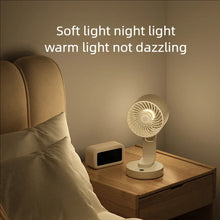 Load image into Gallery viewer, Cordless Electric Fan 4000mAh Portable Air Circulator Fan Desktop Wall Ceiling Air Cooling Cooler Quiet Oscillating Ventilator
