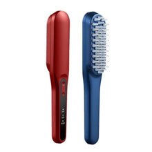 Load image into Gallery viewer, Electric Scalp Massage Comb Red and Blue Light Head Massager Hair Growth Device Healthy Hair Massage Comb
