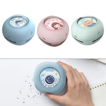 Load image into Gallery viewer, ﻿ Mini Desktop Vacuum Cleaner Portable Student Use Eraser Paper Pencil Shavings Keyboard Grey Electric Power Vacuum
