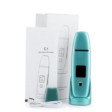 Load image into Gallery viewer, Ultrasonic Skin Scrubber EMS Facial Pore Deep Cleansing Spatula Blackhead Dead Skin Remover Acne Extractor Face Lifting Massager
