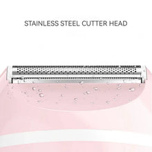 Load image into Gallery viewer, Hair Removal Machine Trimmer For Women Knife Tip Waterproof Whole Body Washable Armpit Hair And Leg Hair Without Black Spots
