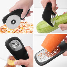 Load image into Gallery viewer, 6 PCS Kitchen Gadgets Set Space Saving Small Cooking Accessories Camping Trailer Essentials Utensils Pizza Cutter Fruit Peeler

