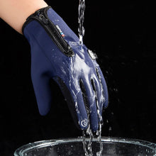 Load image into Gallery viewer, Winter Thermal Gloves Waterproof Windproof Outdoor Sports Warm Cycling Gloves Full Finger Touch Screen Glove Men Women
