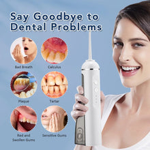 Load image into Gallery viewer, Dental Oral Irrigator Water Flosser Thread Teeth Pick Mouth Washing Machine Electric Toothbrush 3 in1 Type-C Charging 200ml Tank
