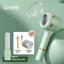 Load image into Gallery viewer, 2 In 1 Portable Lint Remover USB Pellet Removes Lint Roller from Clothes Electric Sweater Clothes Fabric Shaver Home Appliance
