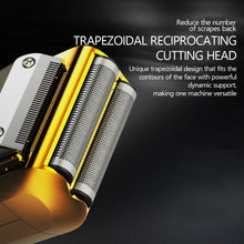 Load image into Gallery viewer, Professional Shaver Hair Cleaning Shave Shaper Foil Electric Shaving Machine Rotary Motor Electric Razor For Men Shaveable Head
