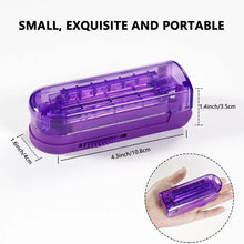 Load image into Gallery viewer, Portable Pill Cutter Box Gear Adjustable Hidden Cutter Mini Drug Box Tablet Cutter Pill Case Storage Crusher Travel Pill Box
