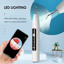 Load image into Gallery viewer, Electric Dental Tartar Scraper Ultrasonic Dental Scaler for Teeth Cleaning Stone Plaque Remover Eliminator with Intraoral Camera
