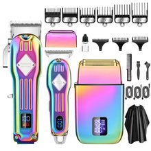 Load image into Gallery viewer, 3 in 1 Professional Hair Clipper Electric Shaver for Barber Men's Hair Trimmer Electric Shaver Hair Cutting Machine

